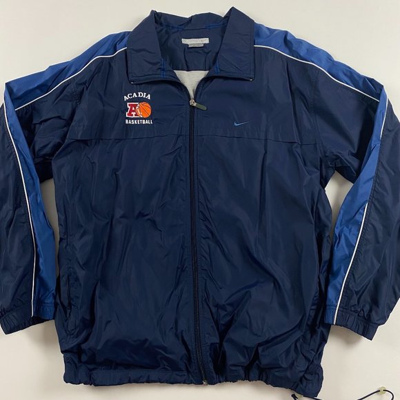 Nike Other - Vintage Y2K 2000s Acadia Axemen Basketball Nike Windbreaker Jacket Mens 2XL